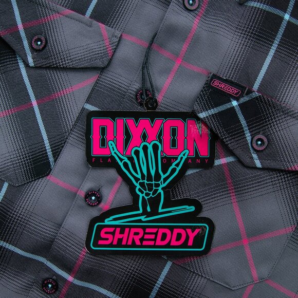 DIXXON x SHREDDY 2024 Collab V7 Limited Edition Flannel Shirt -Men's M - Picture 3 of 11